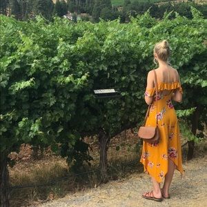 adorable flowy flower dress